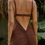 GRACE The Ultra Mesh Maxi - Chocolate Brown