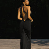 MARGOT Fringe Dress - Black