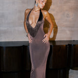 MARGOT Fringe Dress - Ganache