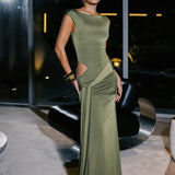 ISABEL Multiway Wrap Dress - Khaki